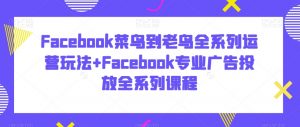 Facebook菜鸟到老鸟全系列运营玩法+Facebook专业广告投放全系列课程天风资源网,提供全网火热网站资源、培训资料、课程、创业教程天风资源网