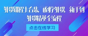外贸课程大合集,0到1学外贸,新手到外贸精英全流程天风资源网,提供全网火热网站资源、培训资料、课程、创业教程天风资源网