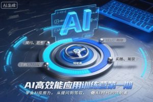 AI高效能应用训练营第一期，学会AI应用力，从提问到驾驭，做AI时代的领航者（更新）天风资源网，提供全网火热网站资源、培训资料、课程、创业教程、虚拟资料、电商网站天风资源网