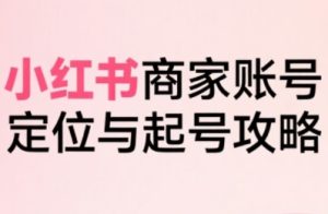 小红书电商全链路实战从定位到爆单,系统拆解小红书商家起号全流程(更新)天风资源网,提供全网火热网站资源、培训资料、课程、创业教程天风资源网