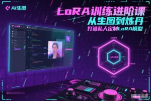 LoRA训练进阶课，从生图到炼丹，打造私人定制LoRA模型天风资源网，提供全网火热网站资源、培训资料、课程、创业教程、虚拟资料、电商网站天风资源网