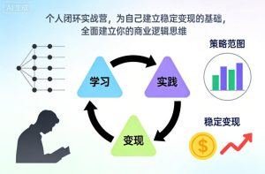 个人闭环实战营,为自己建立稳定变现的基础,全面建立你的商业逻辑思维天风资源网,提供全网火热网站资源、培训资料、课程、创业教程天风资源网