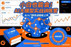 小白也能会！AI大模型实战训练营，从入门到实战轻松上手-天风资源网