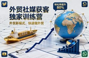 外贸社媒获客独家训练营,外贸新模式,快速做外贸(更新26年2月)-天风资源网