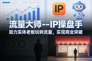 流量大师—IP操盘手,助力实体老板玩转流量,实现商业突破-天风资源网