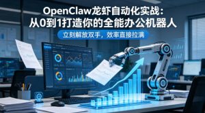 OpenClaw龙虾自动化实战:从0到1打造你的全能办公机器人,立刻解放双手,效率直接拉满-天风资源网