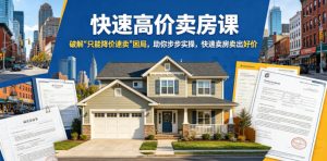 快速高价卖房课，破解“只能降价速卖”困局，助你步步实操，快速卖房卖出好价（更新2026）-天风资源网