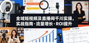 全域短视频及直播间千川实操,实战指南·流量增长·ROI提升(更新)-天风资源网
