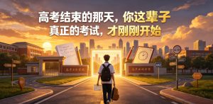 付费文章:高考结束的那天,你这辈子真正的考试,才刚刚开始-天风资源网