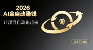 都2026年了，还不会用AI全自动替你賺钱吗？各种项目现在都能做到全自动运行【揭秘】-天风资源网