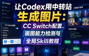 让Codex用中转站生成图片:CC Switch配置、画图能力检测与全局Skill教程-天风资源网